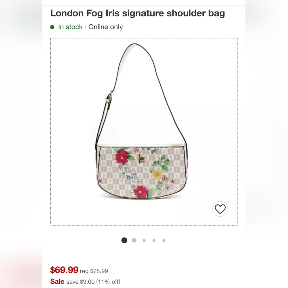 London Fog Iris Signature Bag